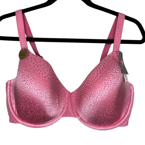Wacoal Womens Pink Bra US 36G Underwire Back Appeal t-shirt bra 853303 - Picture 1 of 9